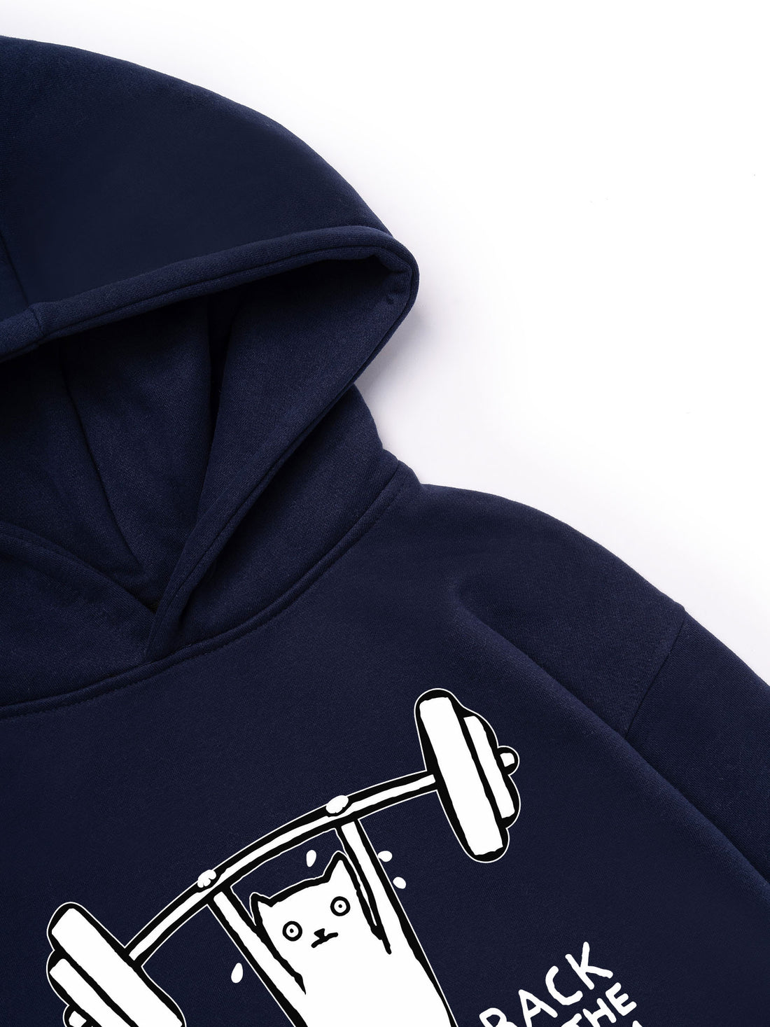 Áo Hoodie Nỉ Hai Da Back To The Gym Cat