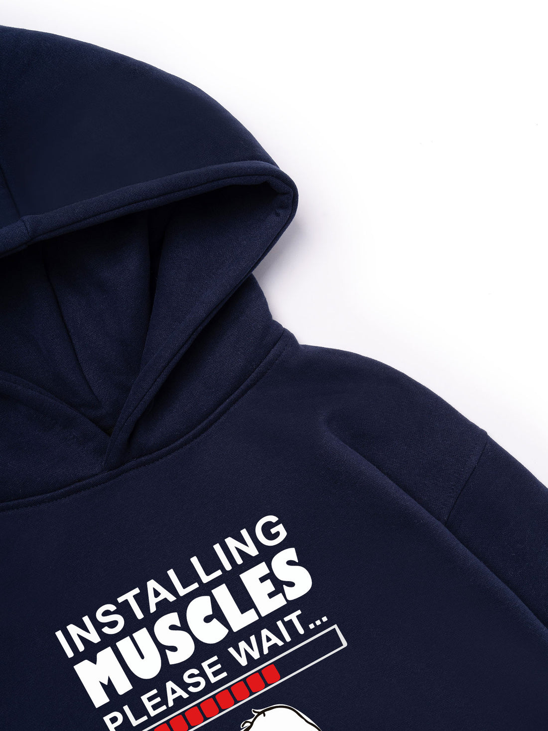Áo Hoodie Nỉ Hai Da  Insalling Muscles