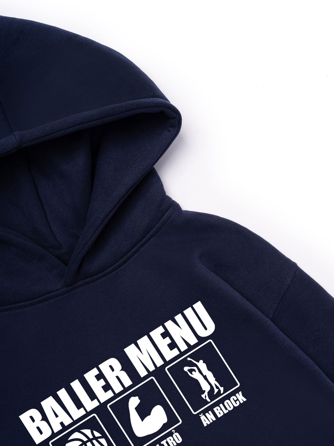 Áo Hoodie Nỉ Hai Da Baller Menu