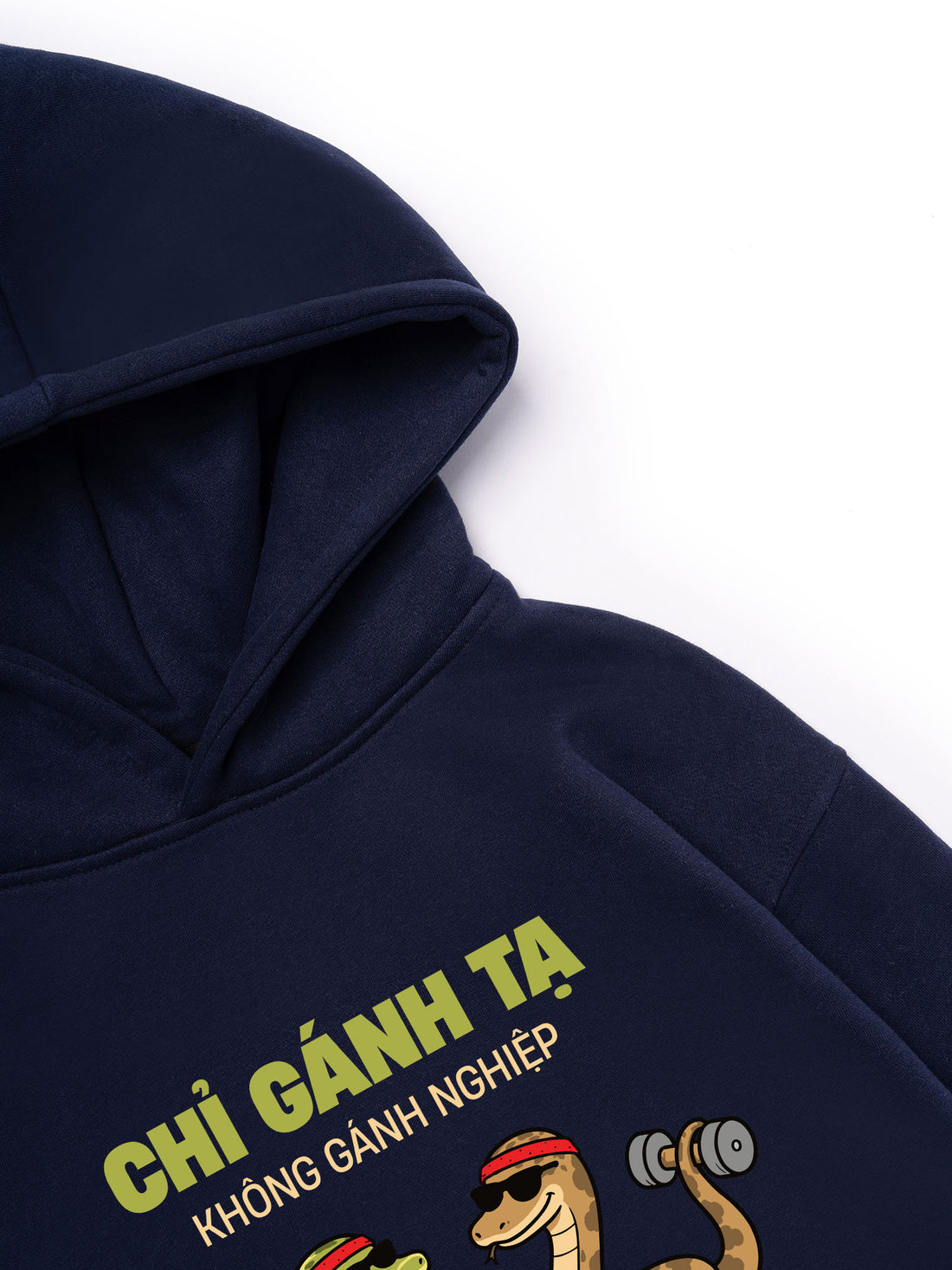 Áo Hoodie Nỉ Hai Da  Không Gánh Nghiệp