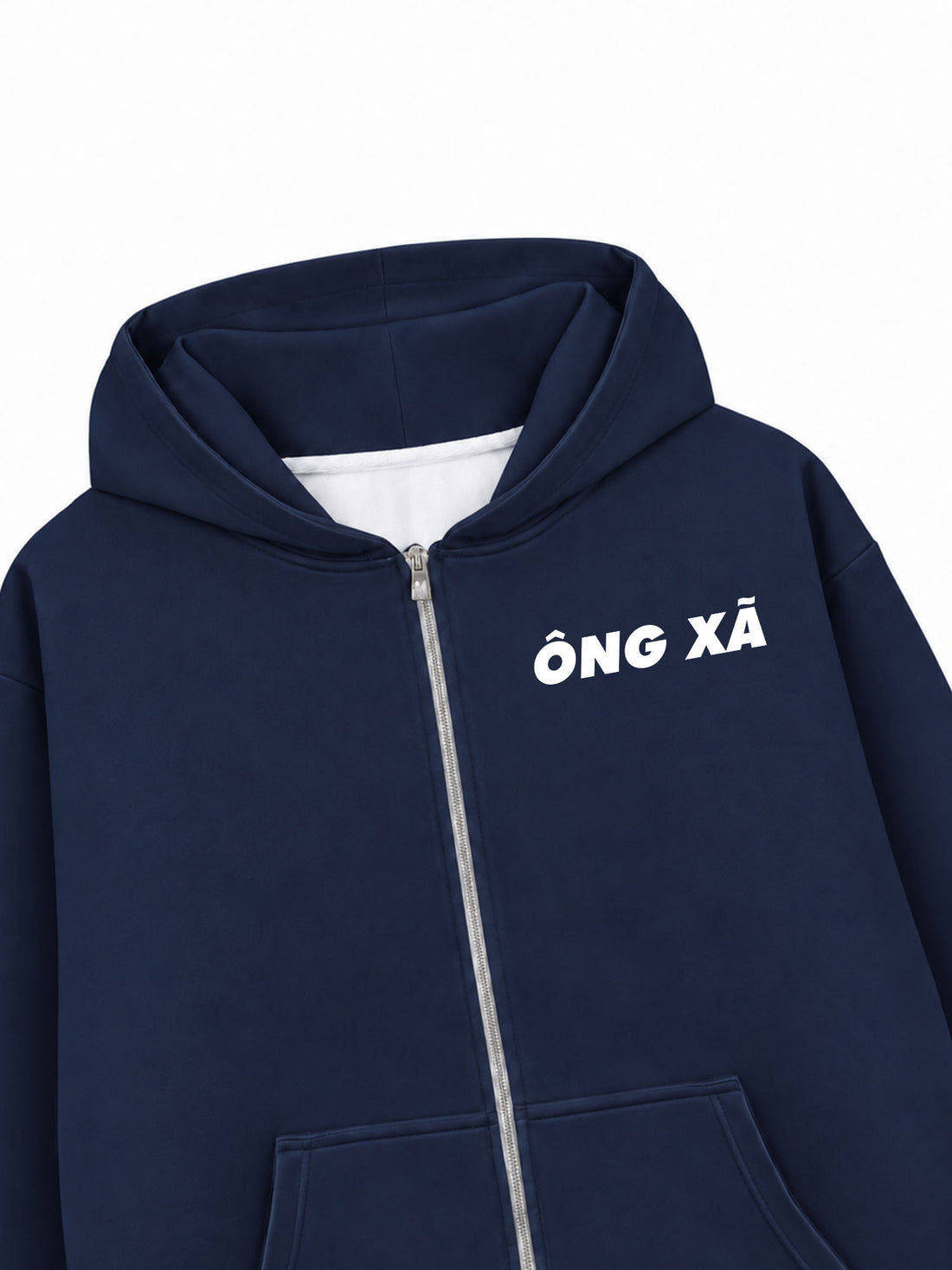 Áo Hoodie Zip Nỉ Hai Da Ông Xã
