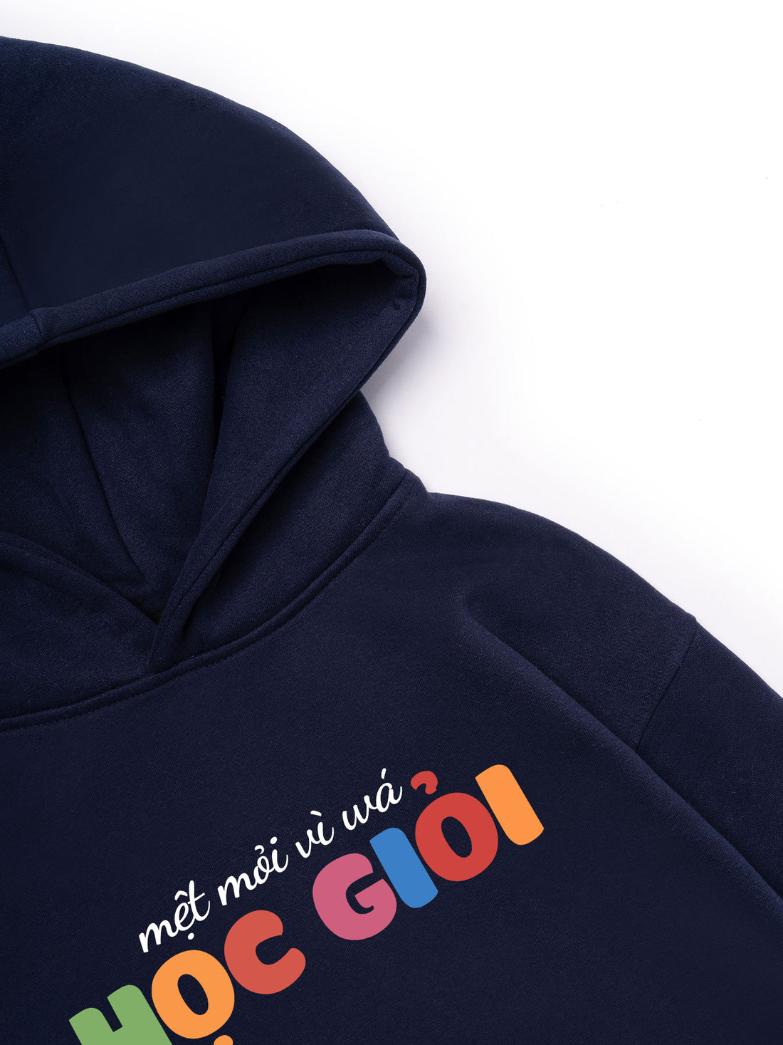 Áo Hoodie Nỉ Hai Da Mệt Mỏi Vì Quá Học Giỏi