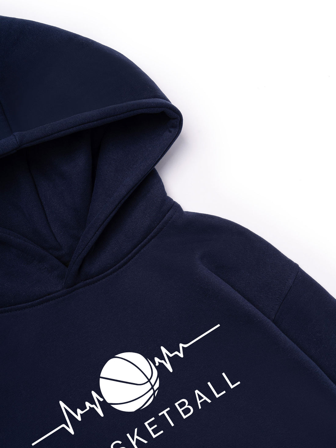 Áo Hoodie Nỉ Hai Da  Basketball Is My Heartbea