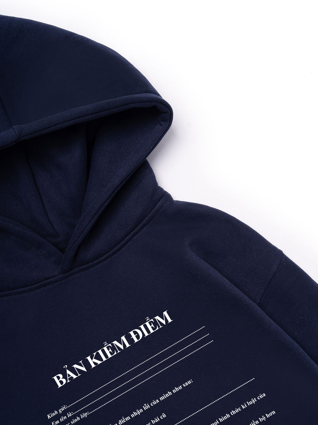 Áo Hoodie Nỉ Hai Da Bản Kiểm Điểm
