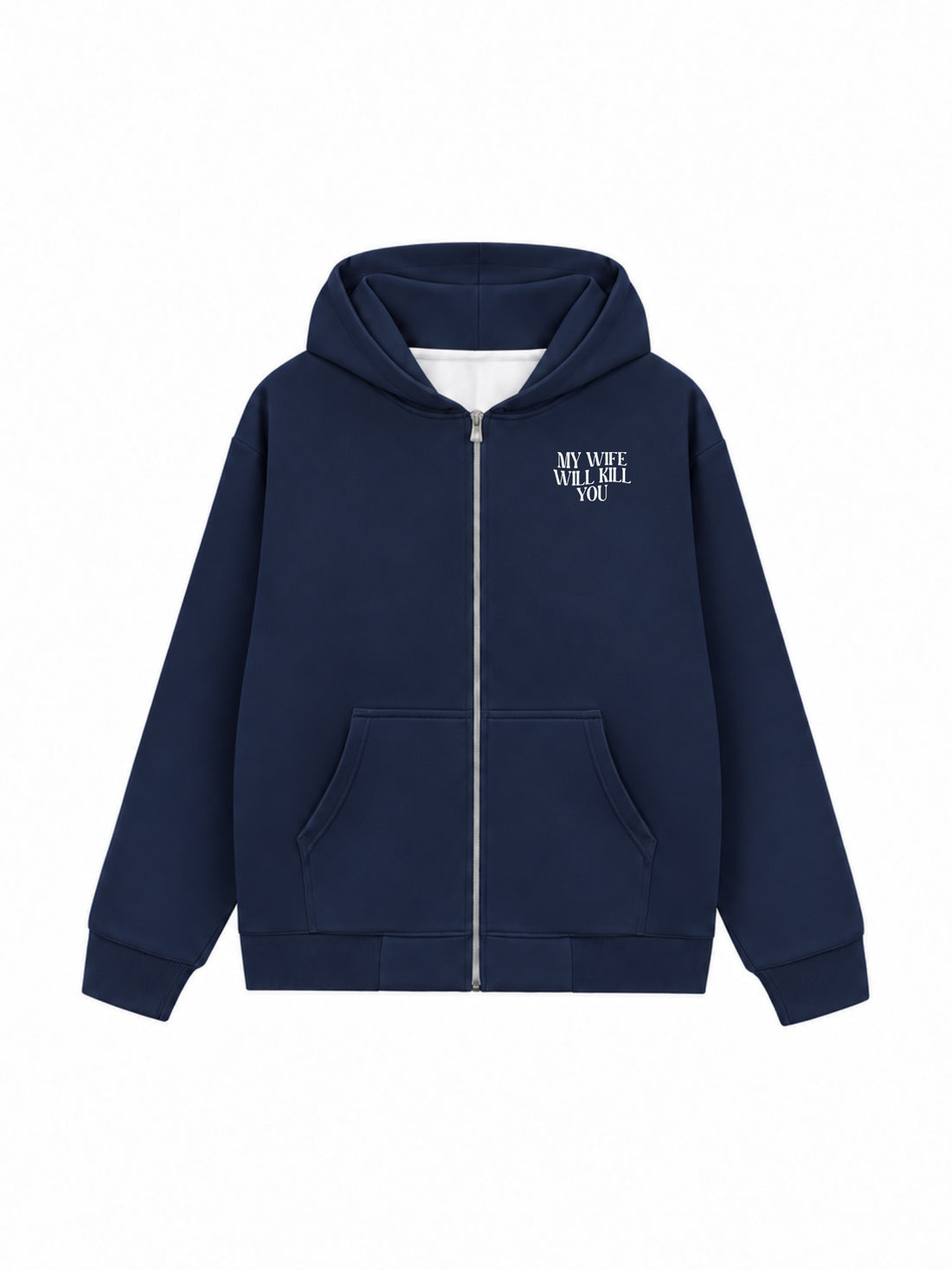 Áo Hoodie Zip Nỉ Hai Da My Wife