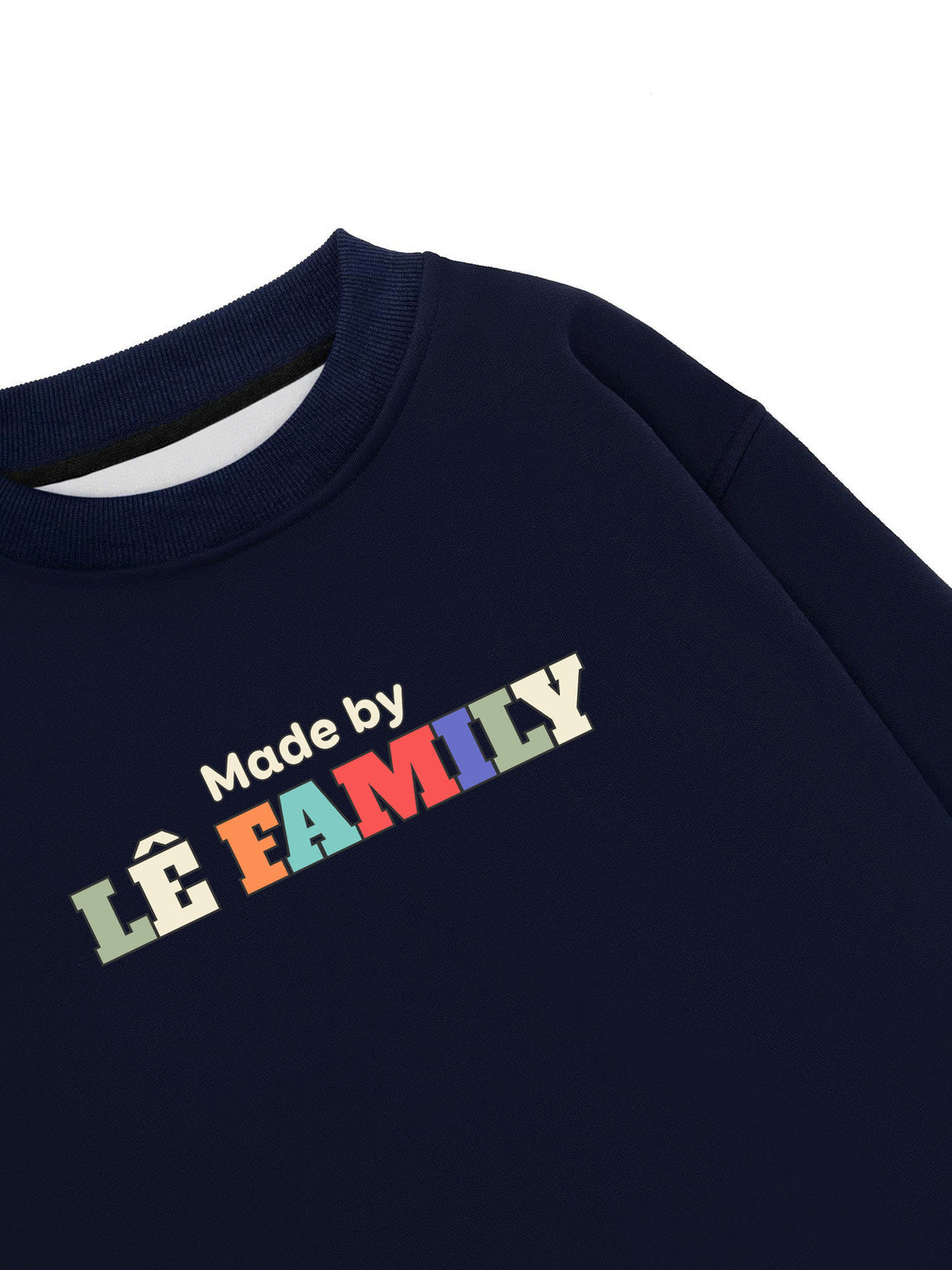 Áo Sweater Nỉ Hai Da Made By Lê Family