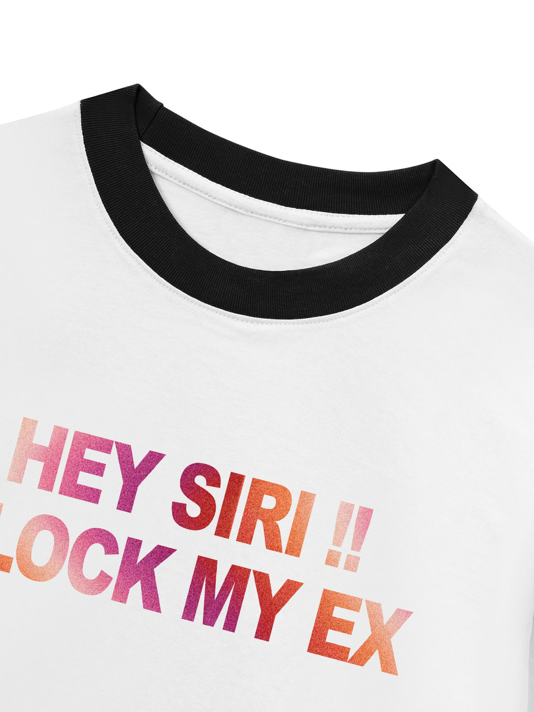 Áo Thun Ringer Relaxed Fit Hey Siri