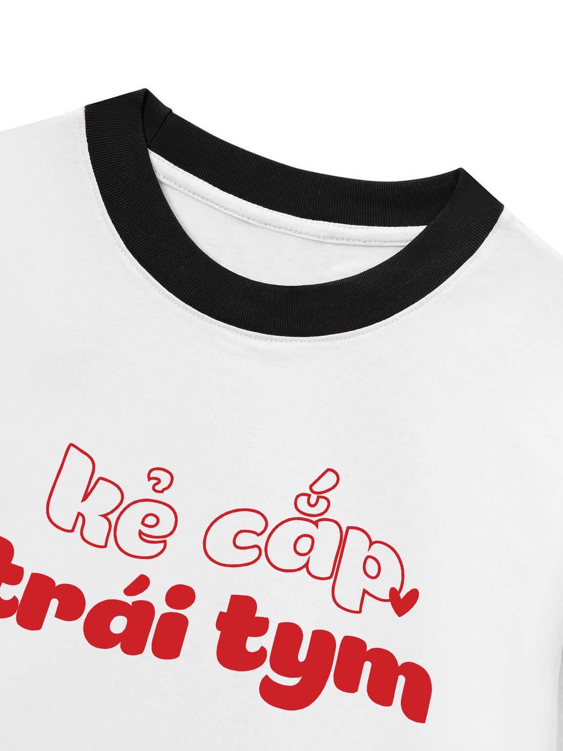 Áo Thun Ringer Relaxed Fit Kẻ Cắp Trái Tym