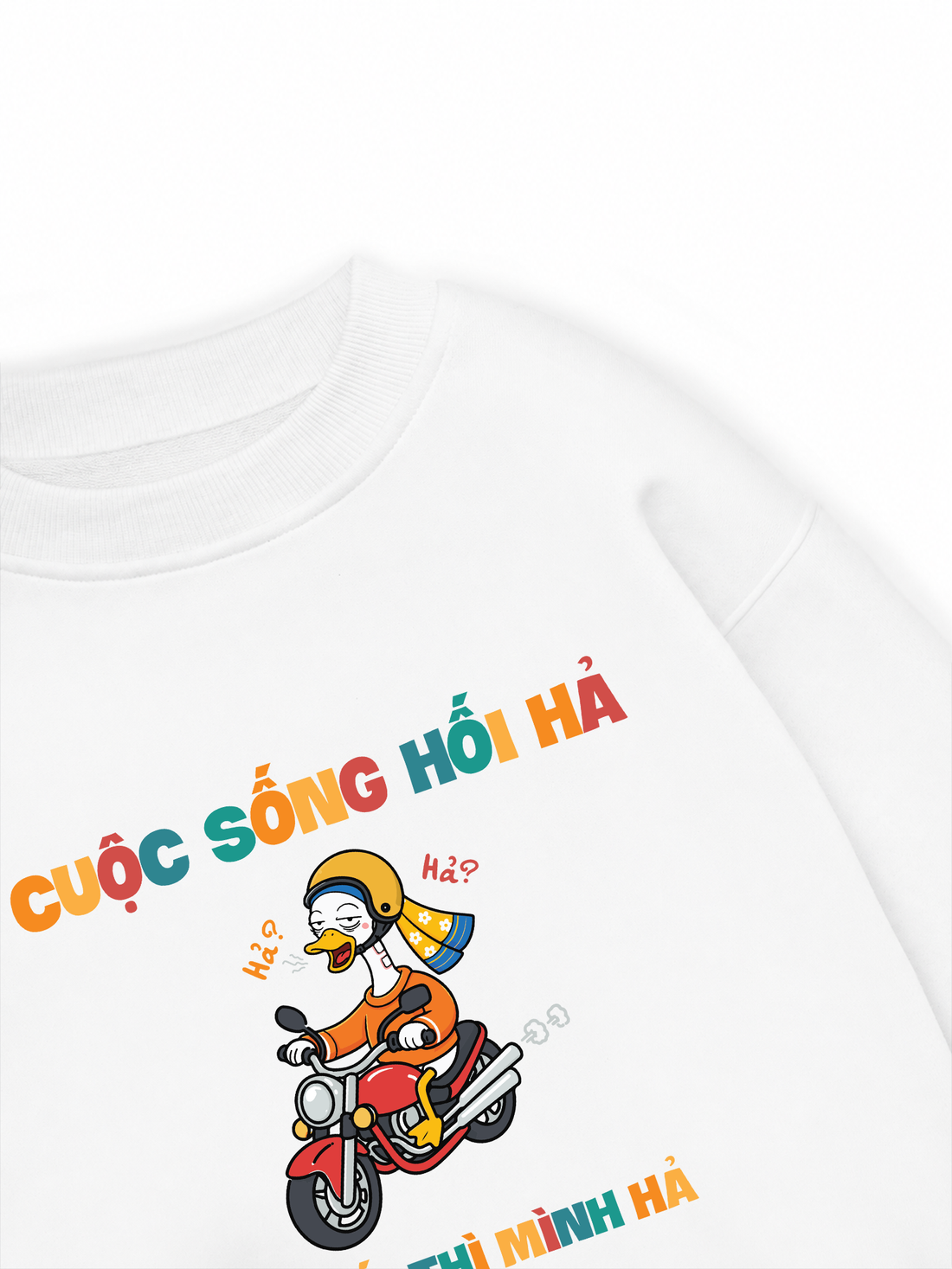 Áo Sweater Nỉ Hai Da Vịt Lisa - Cuộc Sống Hối Hả