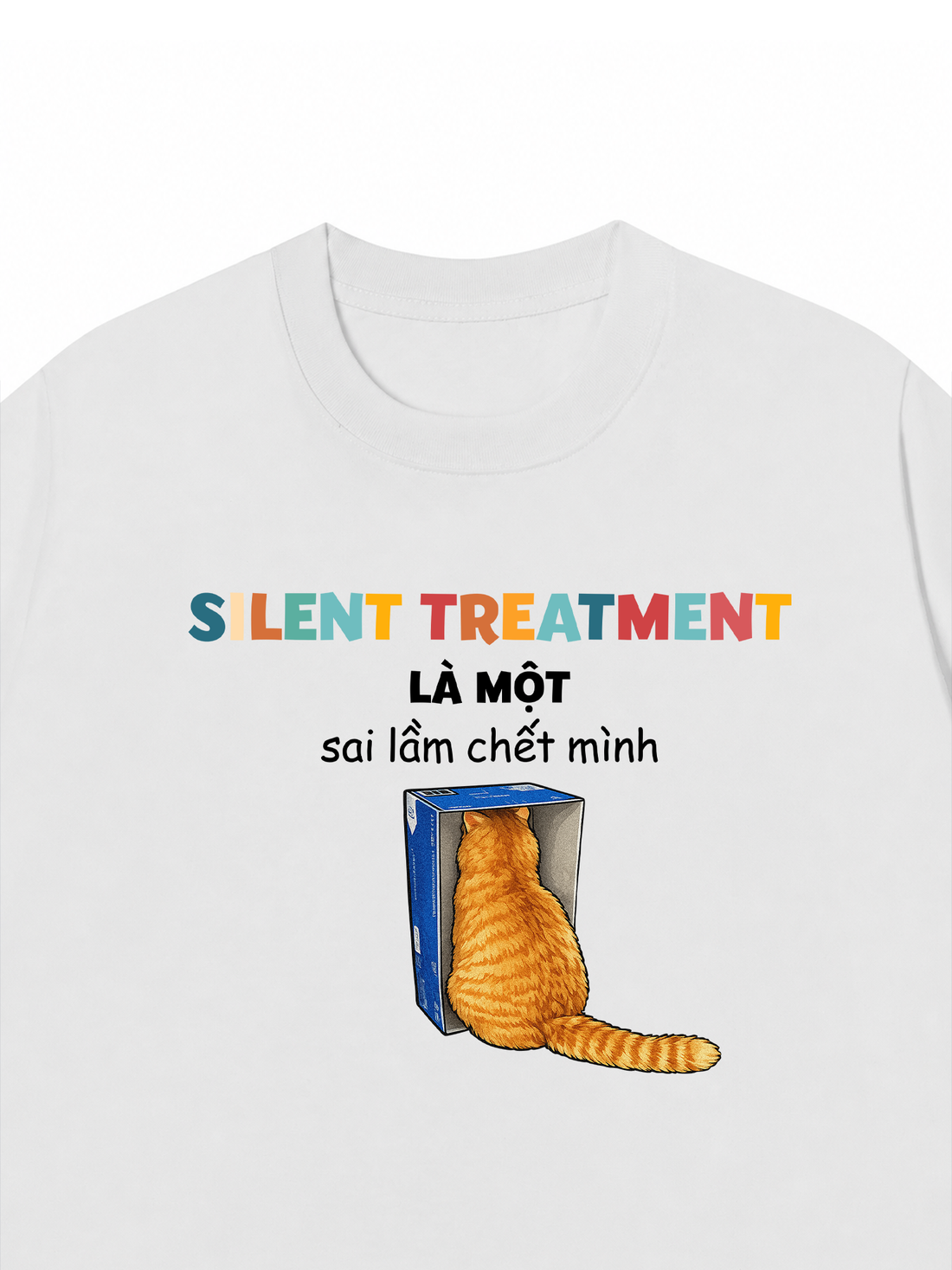 Áo Thun Relaxed Fit Silent Treatment là Một Sai Lầm Chết Mình