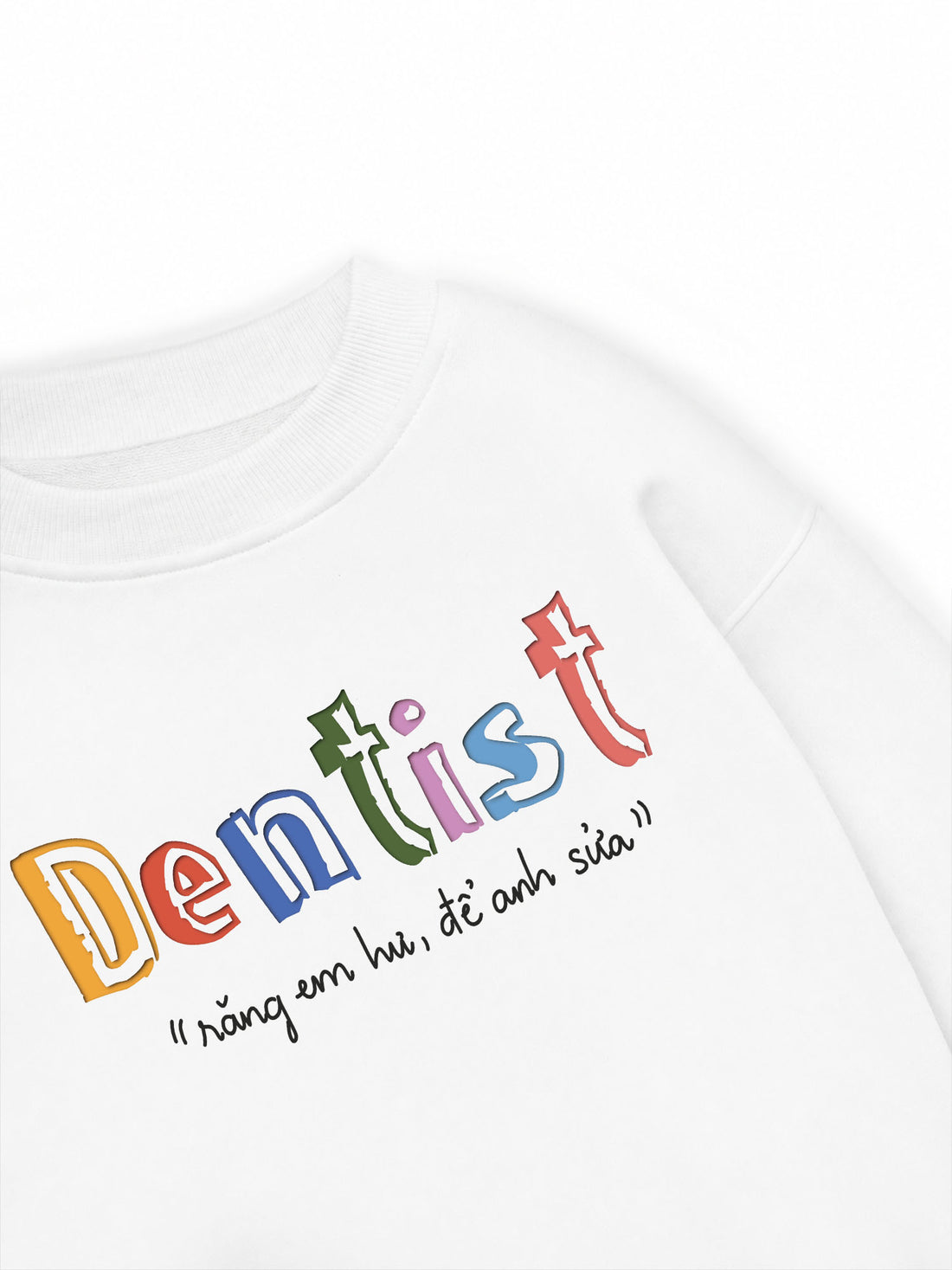 Áo Sweater Nỉ Hai Da Dentist