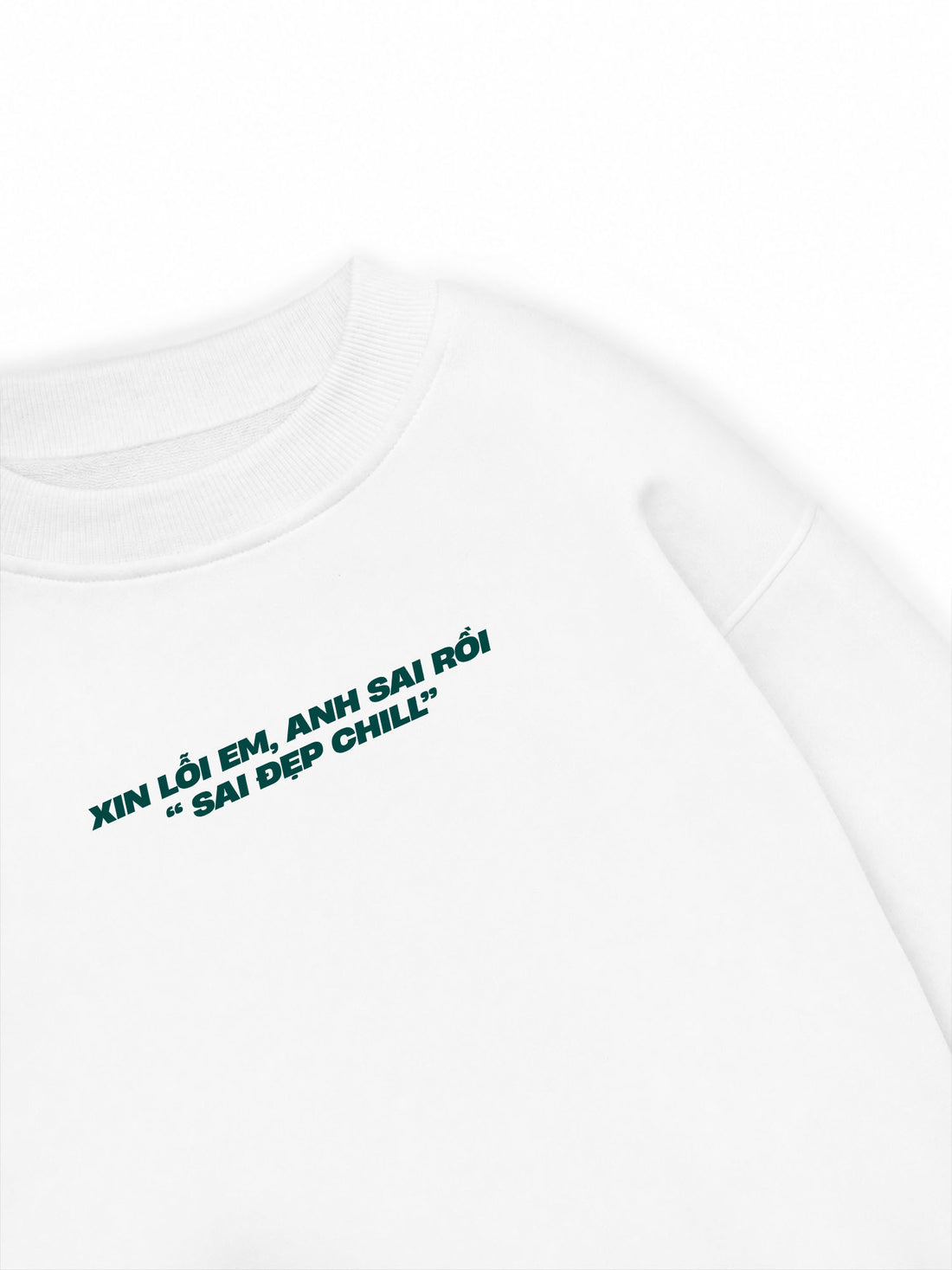 Áo Sweater Nỉ Hai Da Sai Đẹp Chill