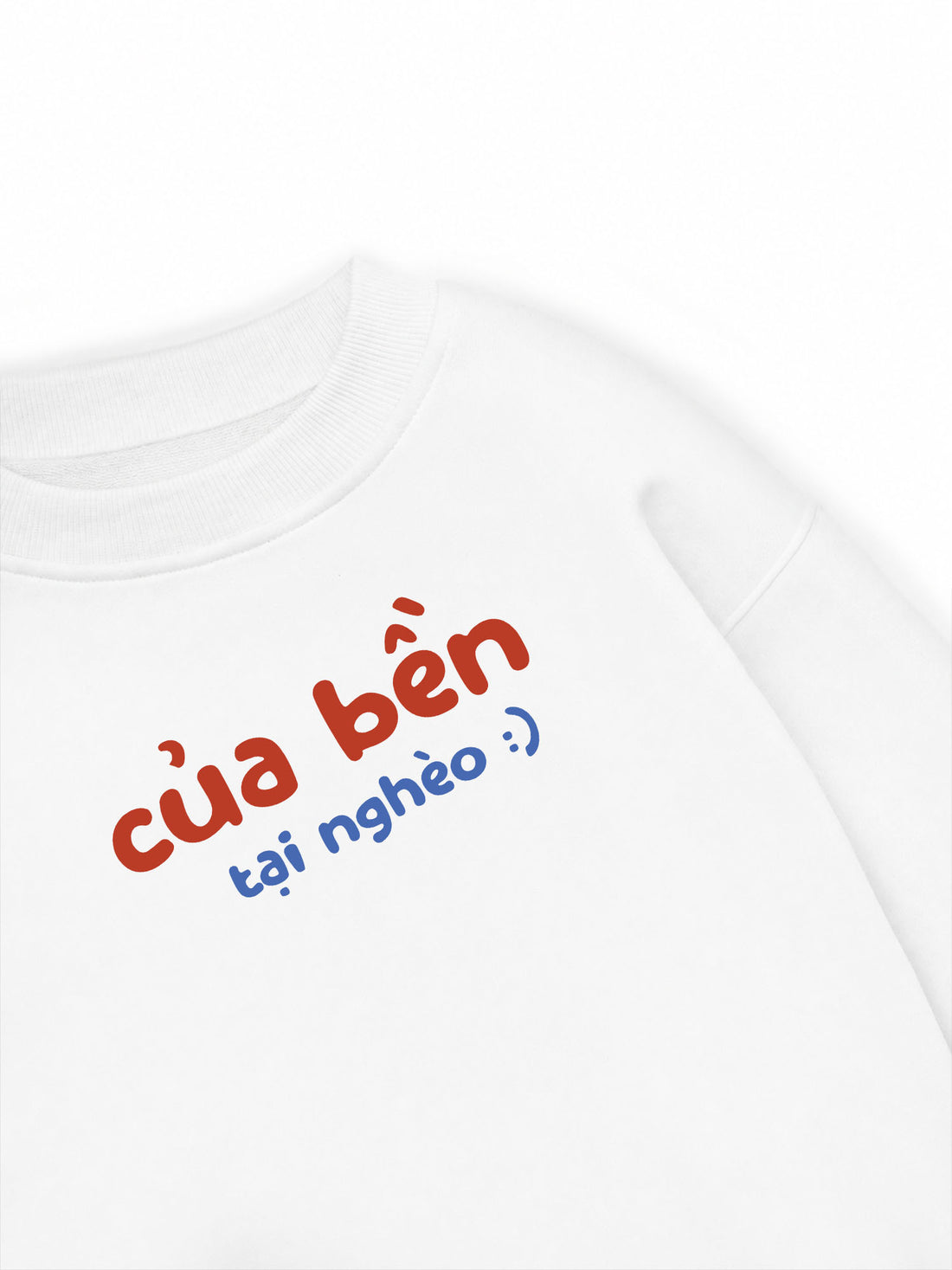Áo Sweater Nỉ Hai Da Của Bền Tại Nghèo