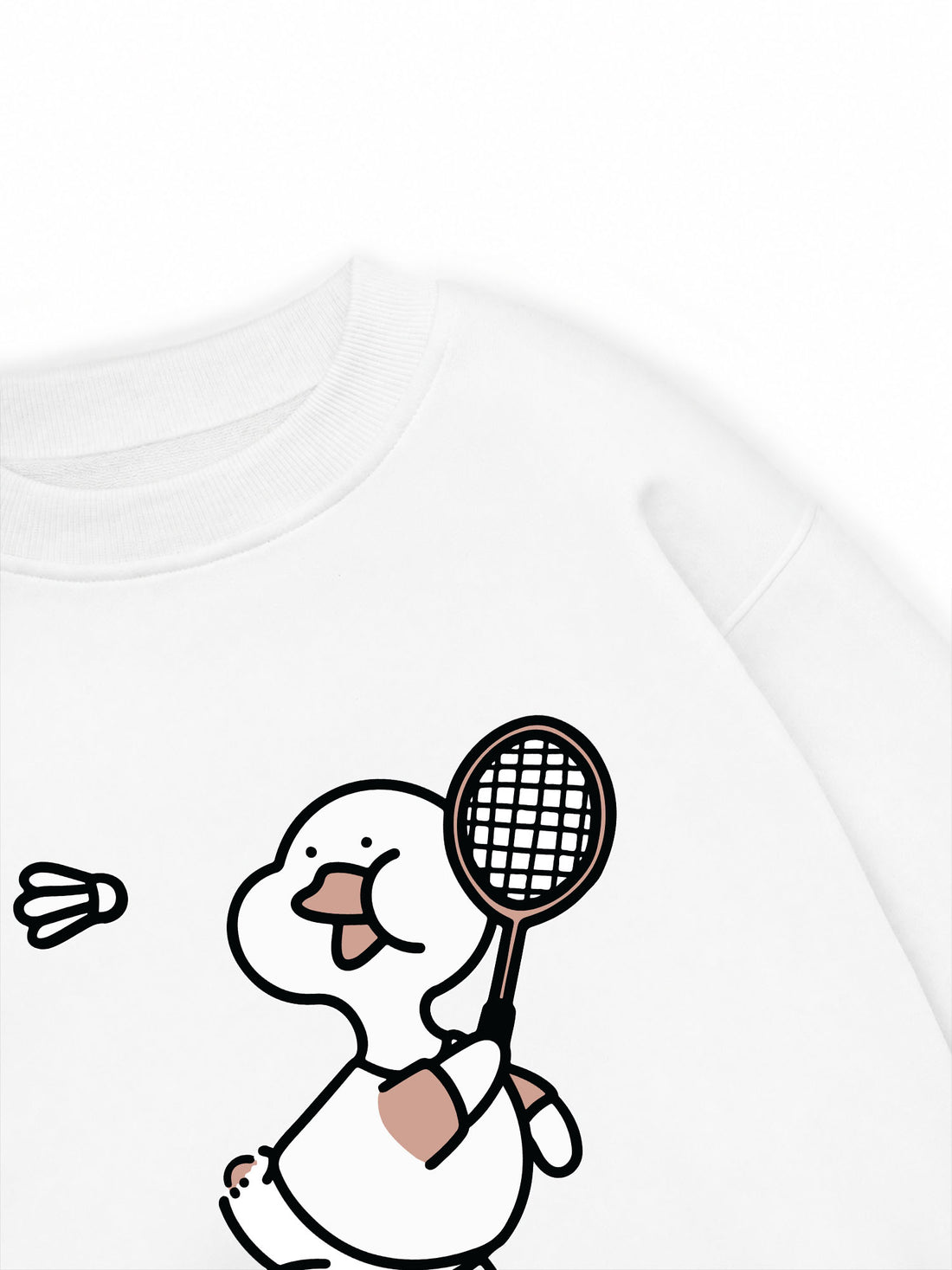 Áo Sweater Nỉ Hai Da Duckinton