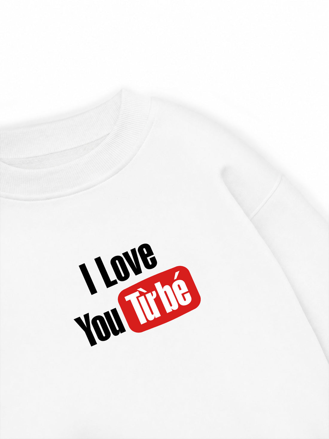 Áo Sweater Nỉ Hai Da I Love You Từ Bé