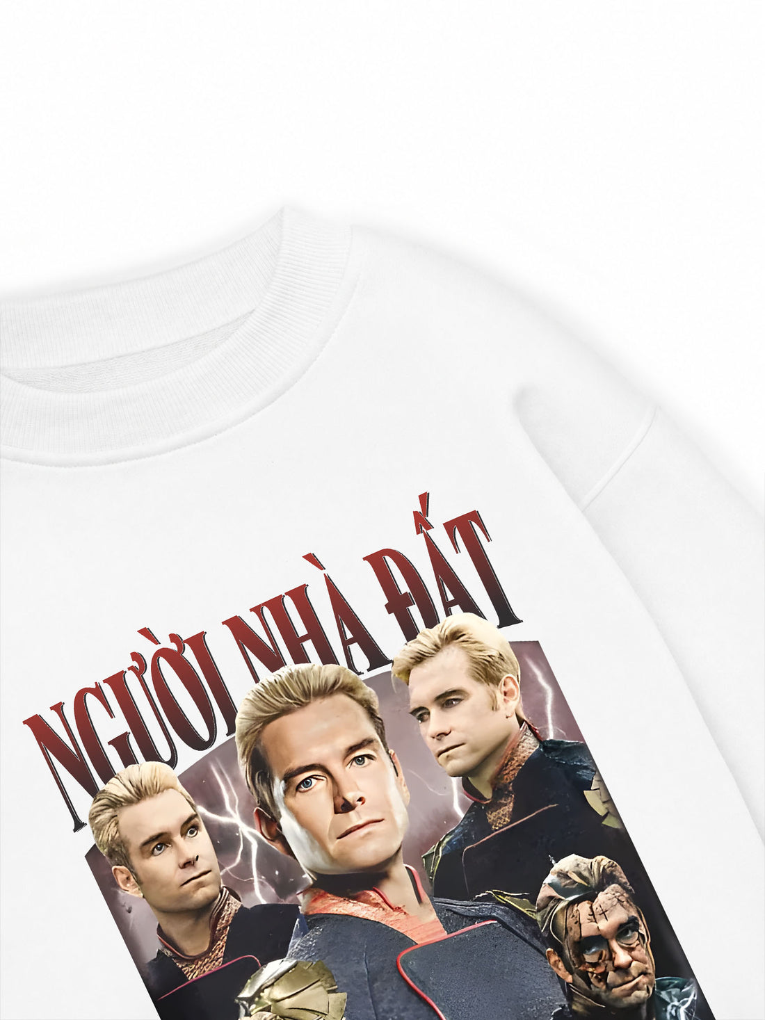 Áo Sweater Nỉ Hai Da Người Nhà Đất