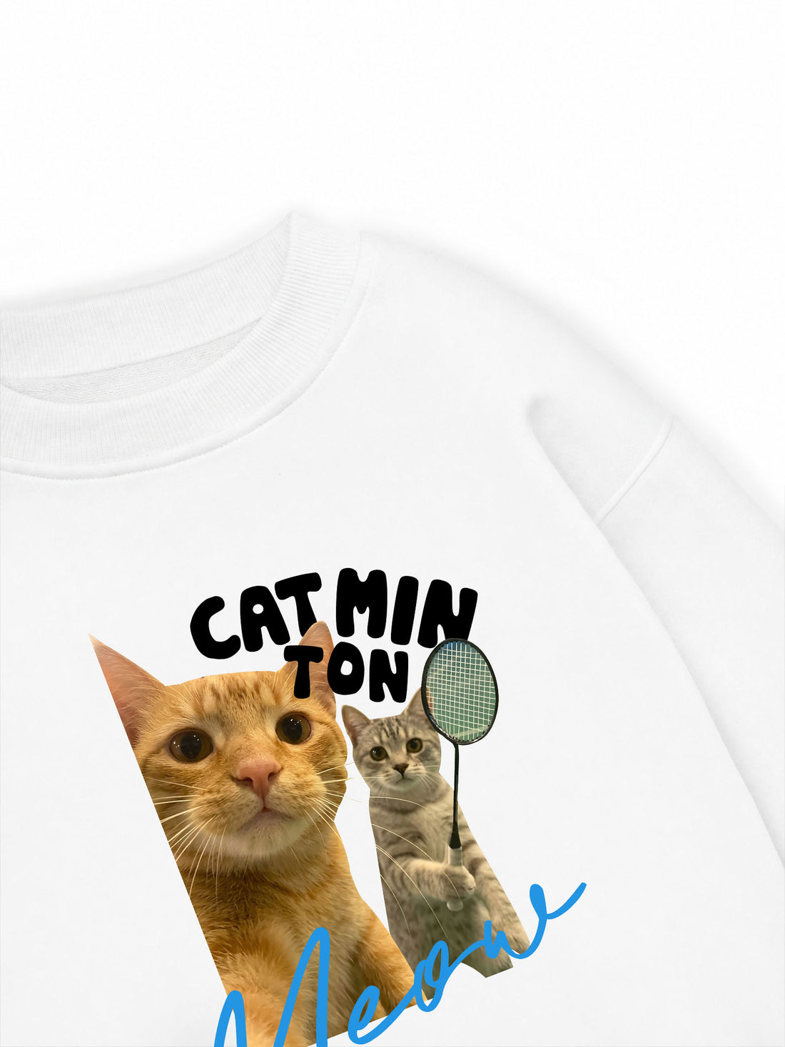 Áo Sweater Nỉ Hai Da Catminton