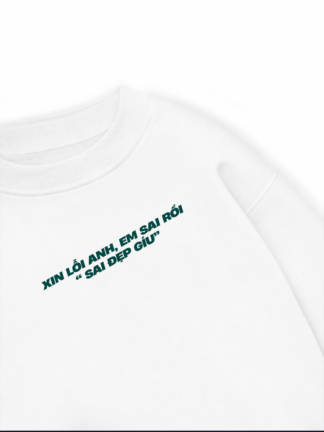 Áo Sweater Nỉ Hai Da Sai Đẹp Giú