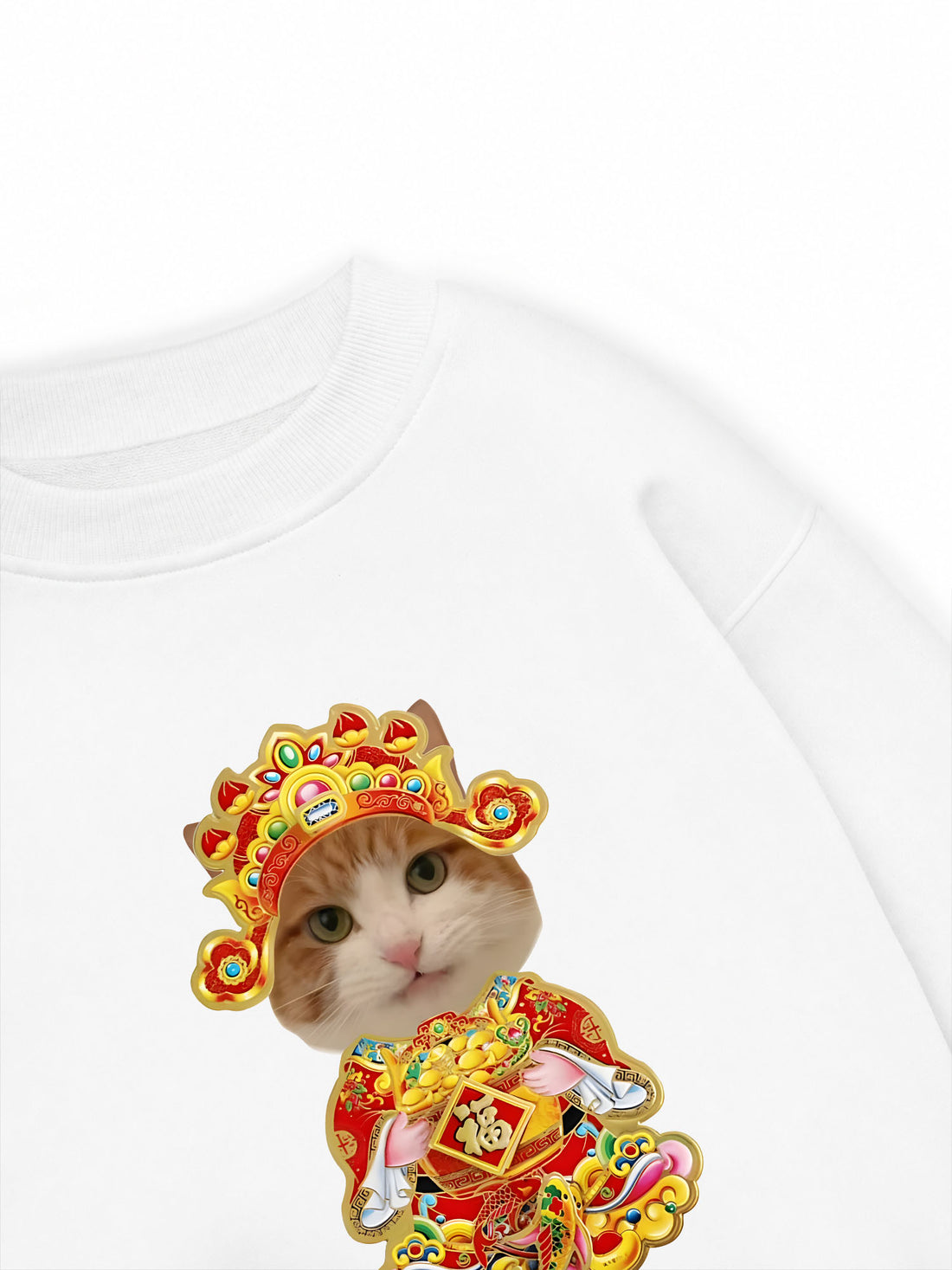 Áo Sweater Nỉ Hai Da Năm Mới Phát Tài