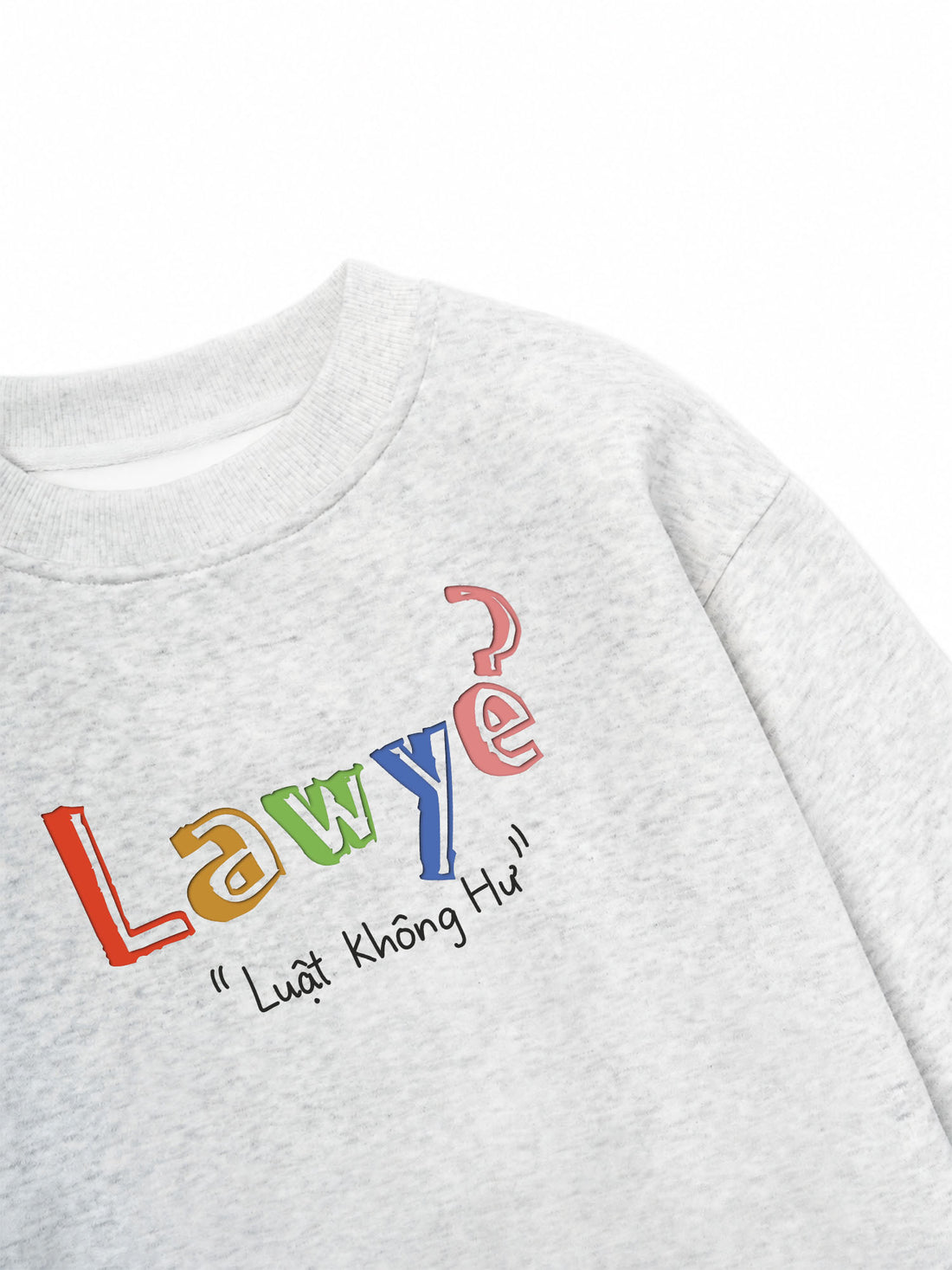 Áo Sweater Nỉ Hai Da Lawyer