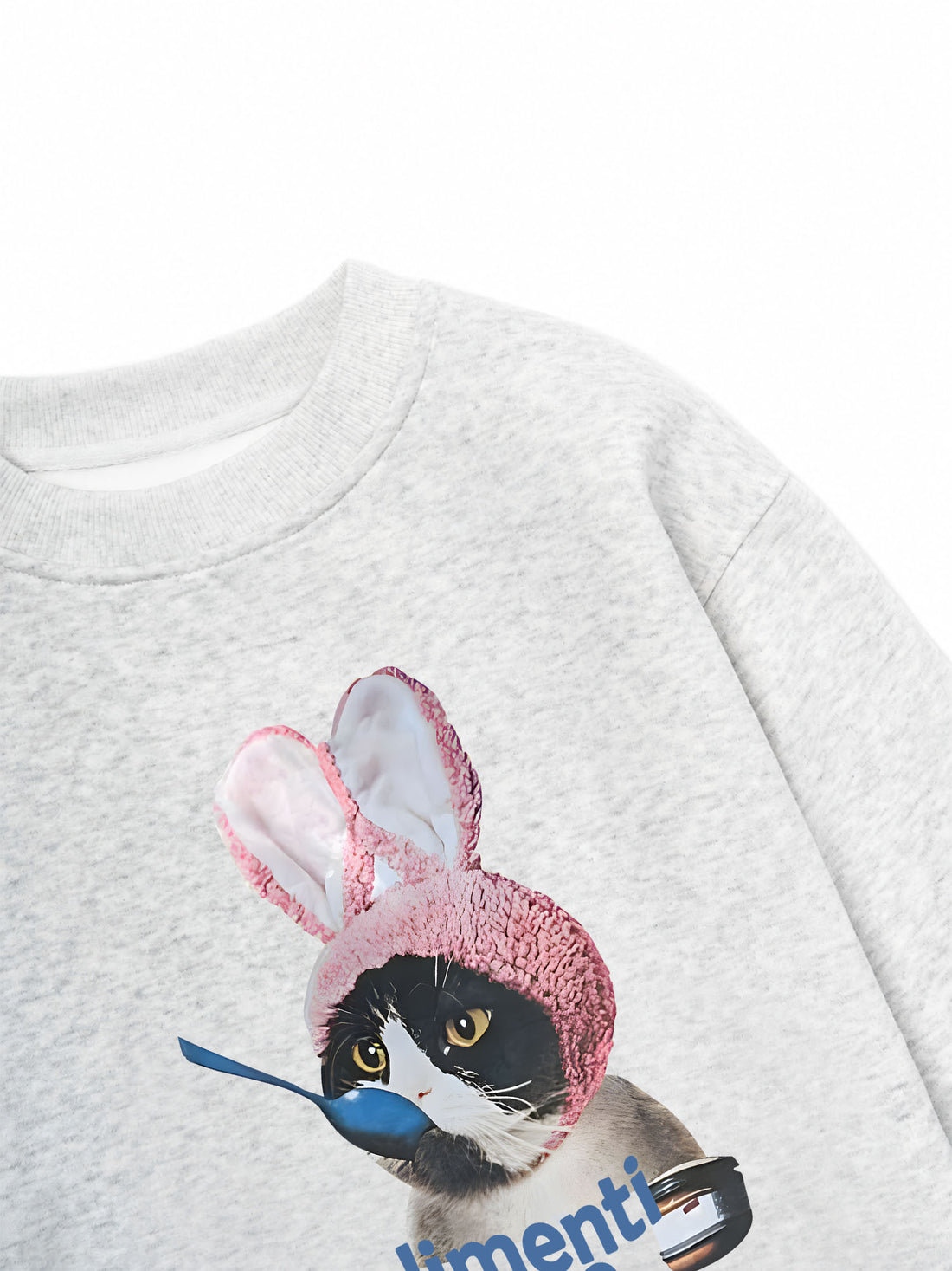 Áo Sweater Nỉ Hai Da Bunny Cat