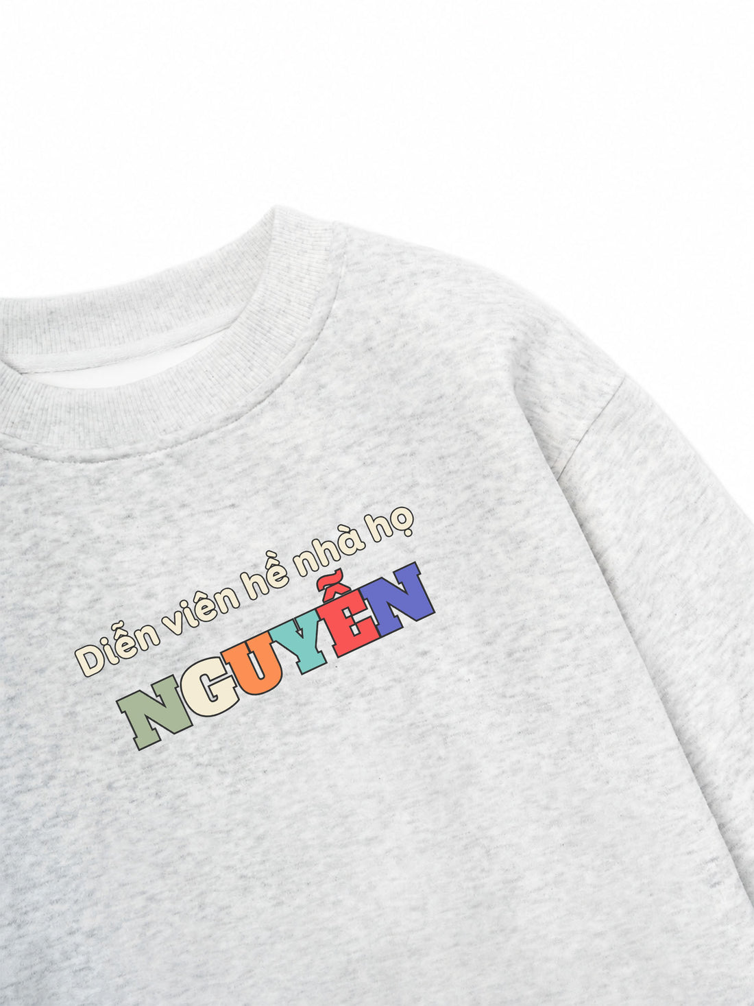 Áo Sweater Nỉ Hai Da Diễn Viên Hề Họ Nguyễn