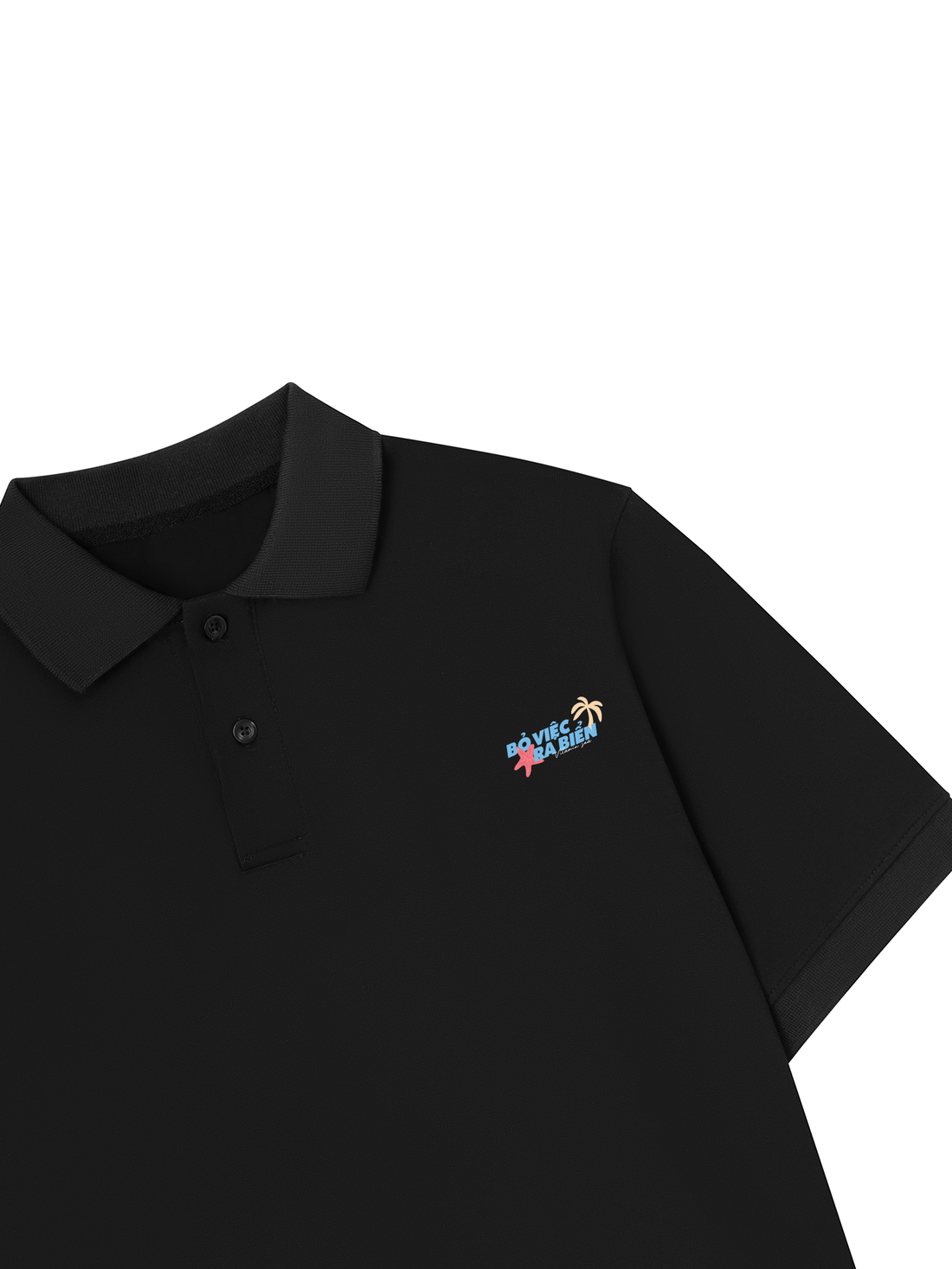 Áo Polo Nữ/ Áo Polo Relaxed Fit Bỏ Việc Ra Biển