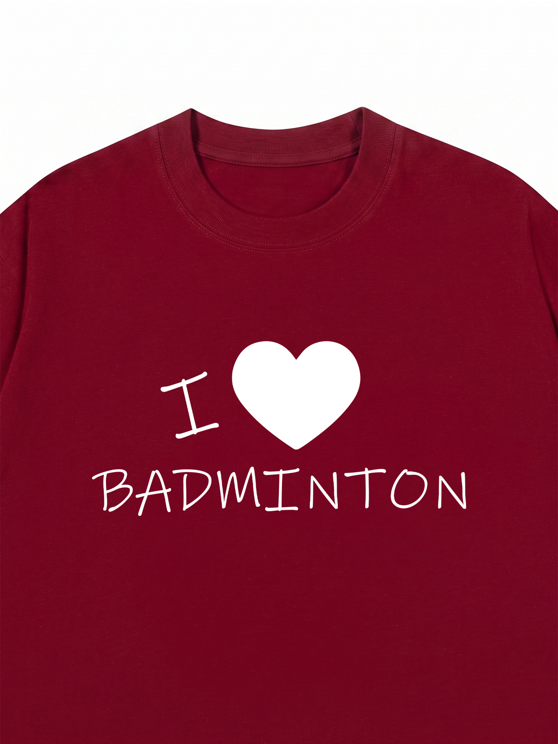 Áo Thun I Love Badminton