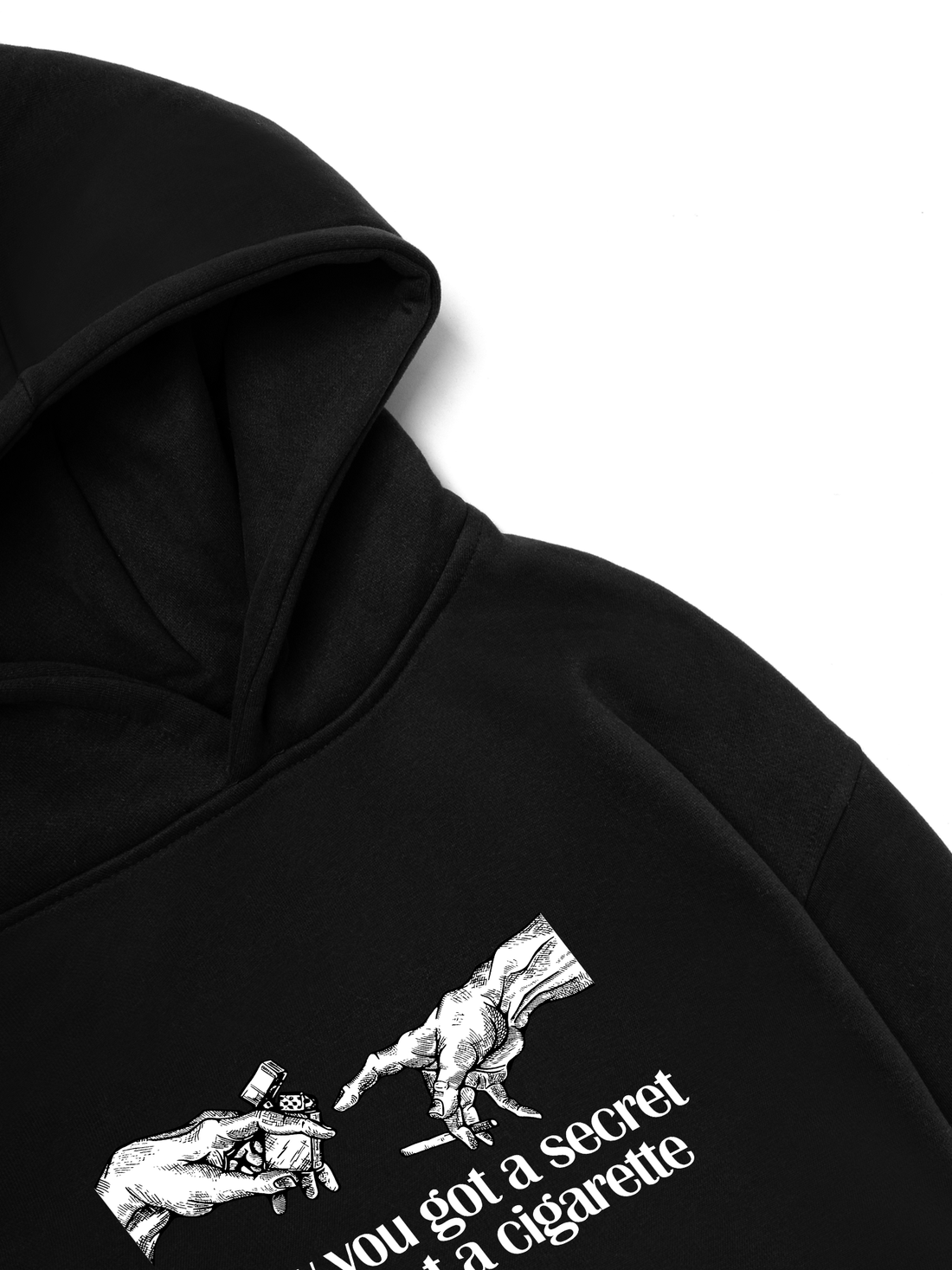 Áo Hoodie Nỉ Hai Da I Just Got A Cigarette