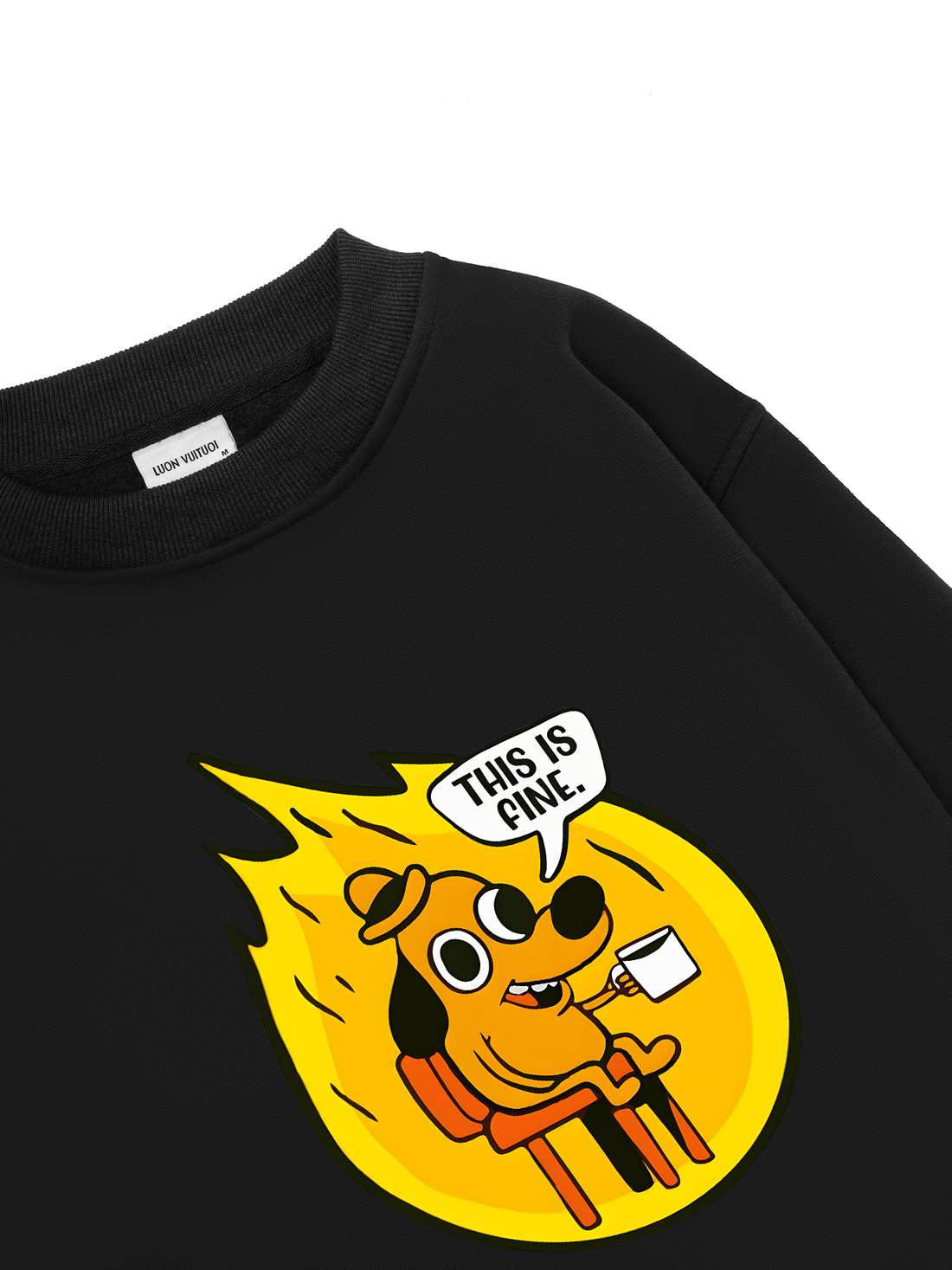 This Is Fine Sweater