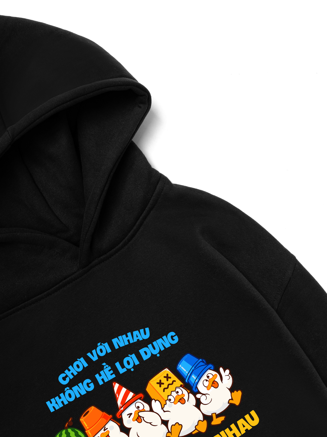 Áo Hoodie Nỉ Hai Da Vô Dụng Như Nhau