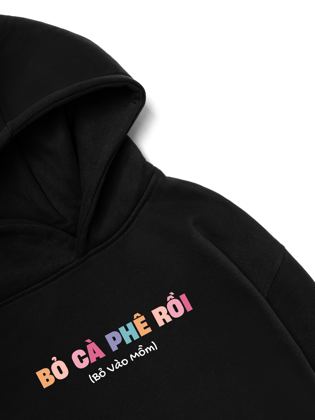 Áo Hoodie Nỉ Hai Da Bỏ Cà Phê Rồi