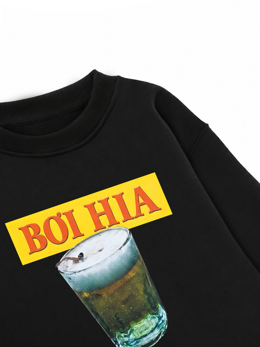 Áo Sweater Nỉ Hai Da Đi Bơi Hia