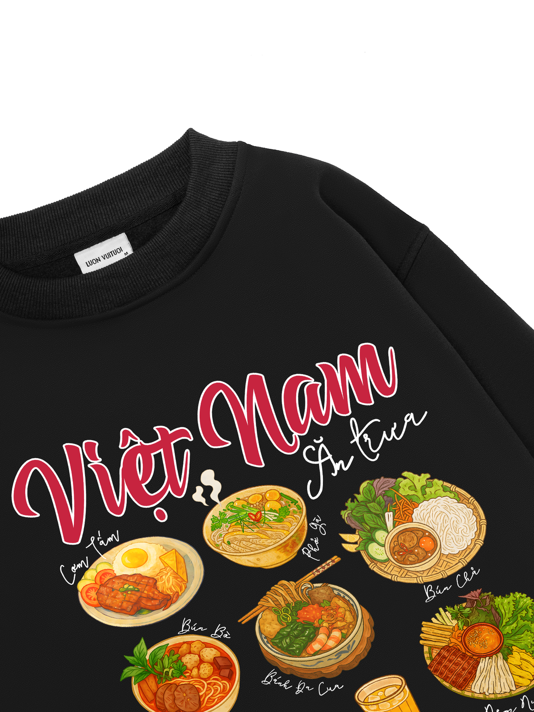 Việt Nam Ăn Trưa Sweater