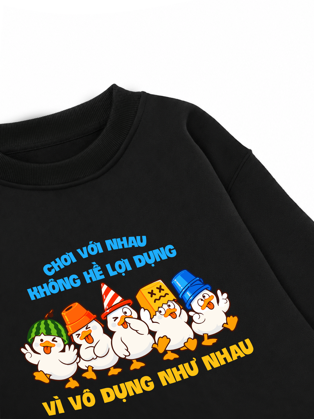 Áo Sweater Nỉ Hai Da Vô Dụng Như Nhau