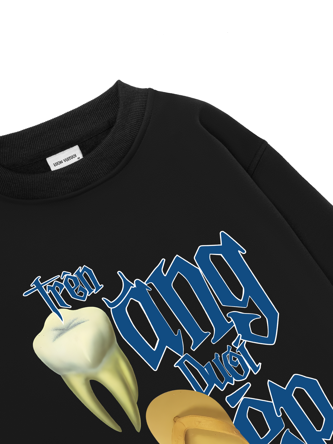 Trên Răng Dưới Dép Sweater