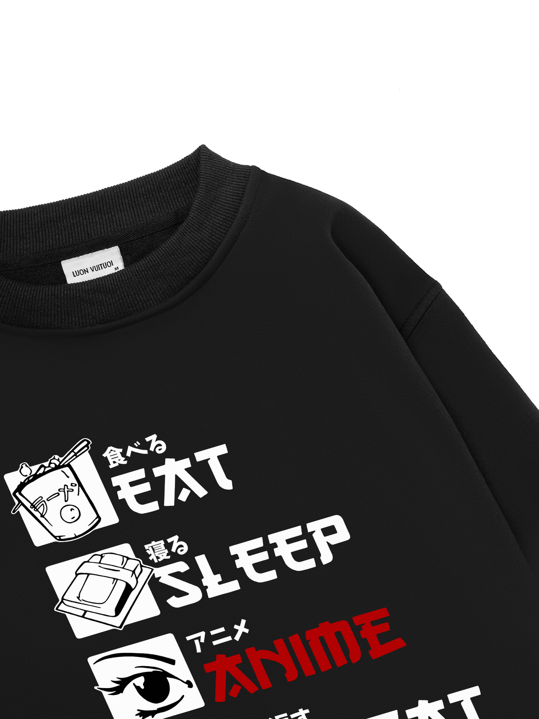 Eat Sleep Anime Repeat Sweater