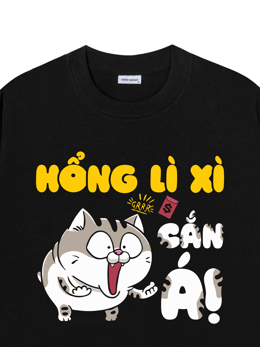 Áo Thun Hổng Lì Xì Là Cắn Á