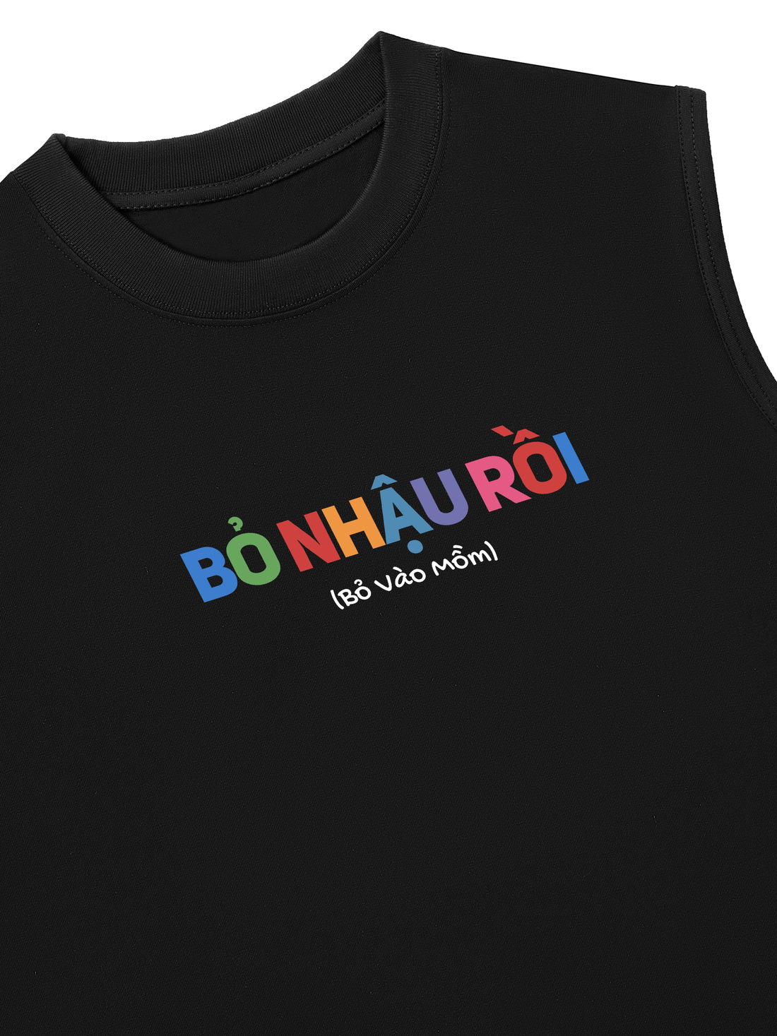 Áo Ba Lỗ Relaxed Fit Bỏ Nhậu Rồi