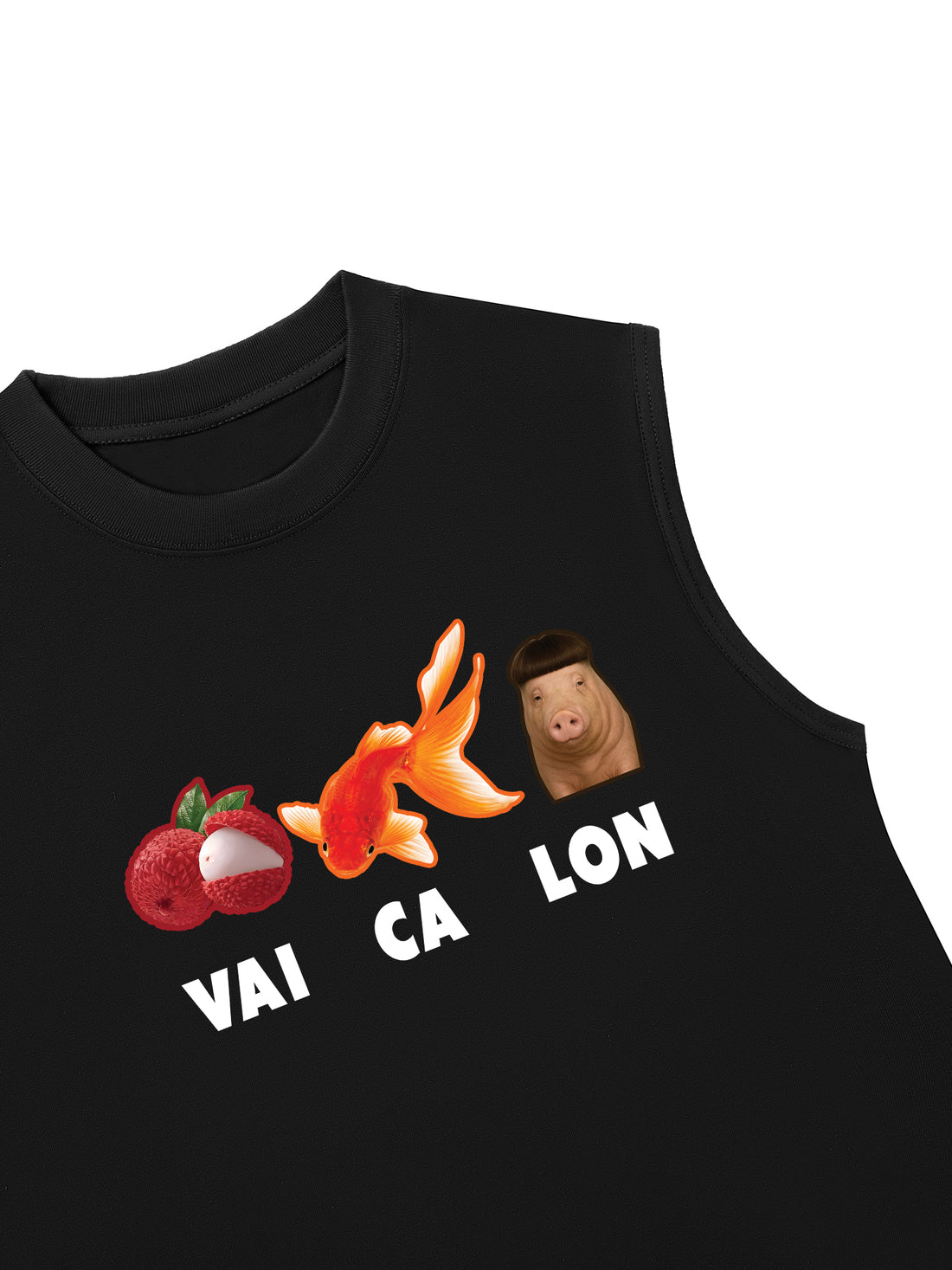 Áo Ba Lỗ Relaxed Fit Vải Cá Lợn