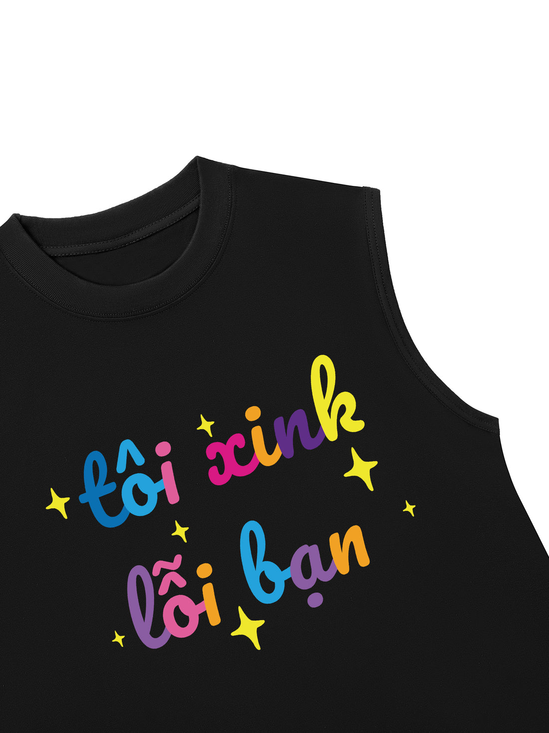 Áo Ba Lỗ Relaxed Fit Tôi Xink Lỗi Bạn