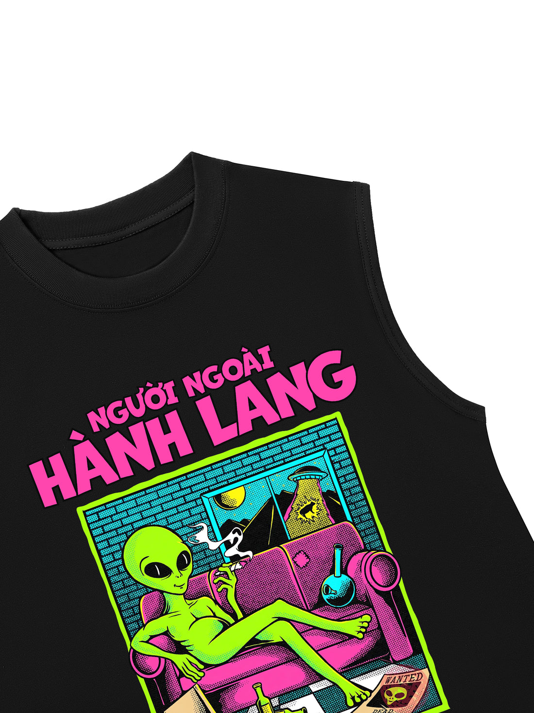 Áo Ba Lỗ Relaxed Fit Người Ngoài Hành Lang