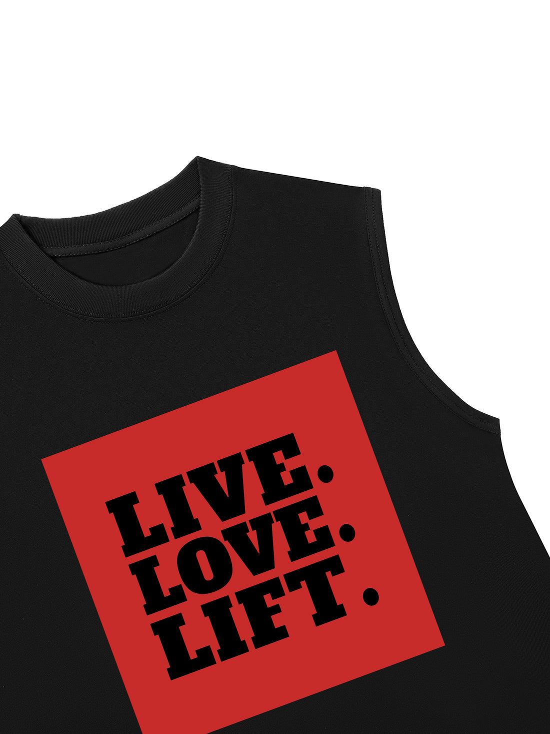 Áo Ba Lỗ Relaxed Fit Live Love Lift