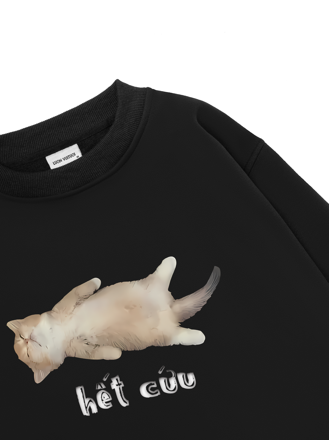 Meme Cat Hết Cứu Sweater