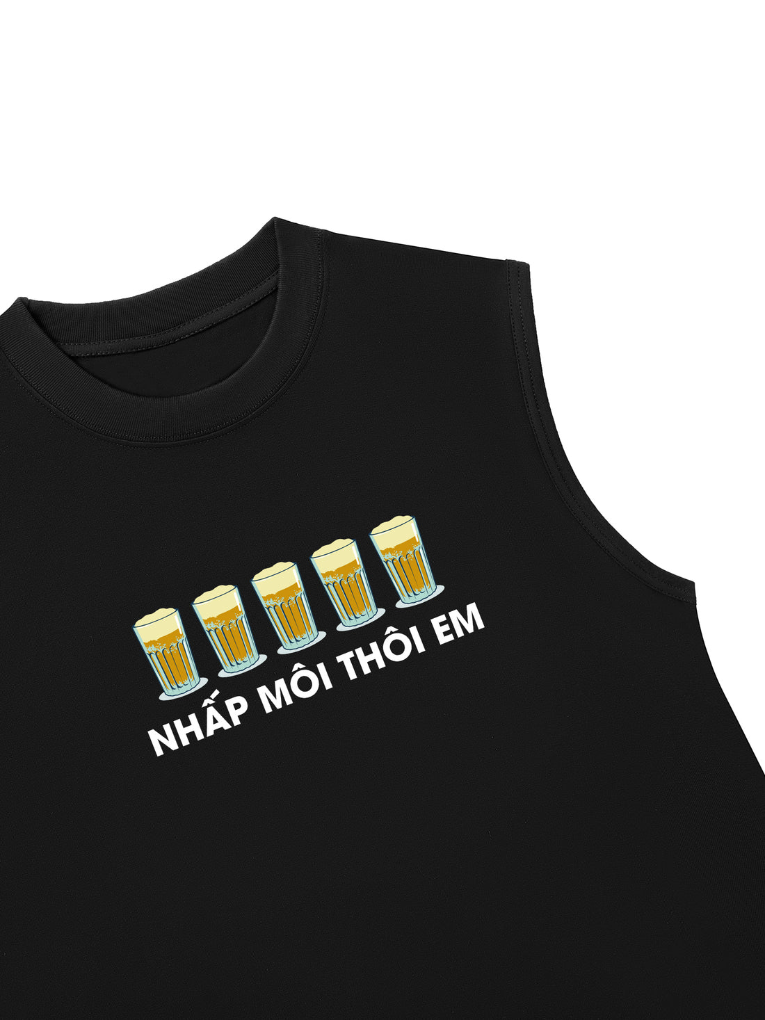 Áo Ba Lỗ Relaxed Fit Nhấp Môi Thôi Em