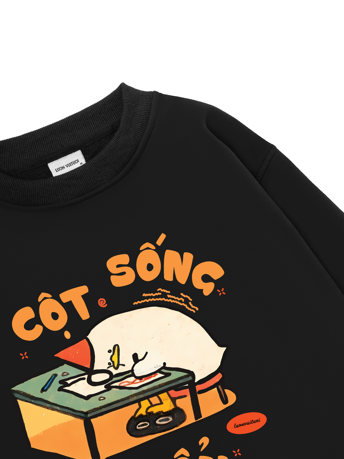 Meme Chú Vịt Cột Sống Bất Ổn Sweater