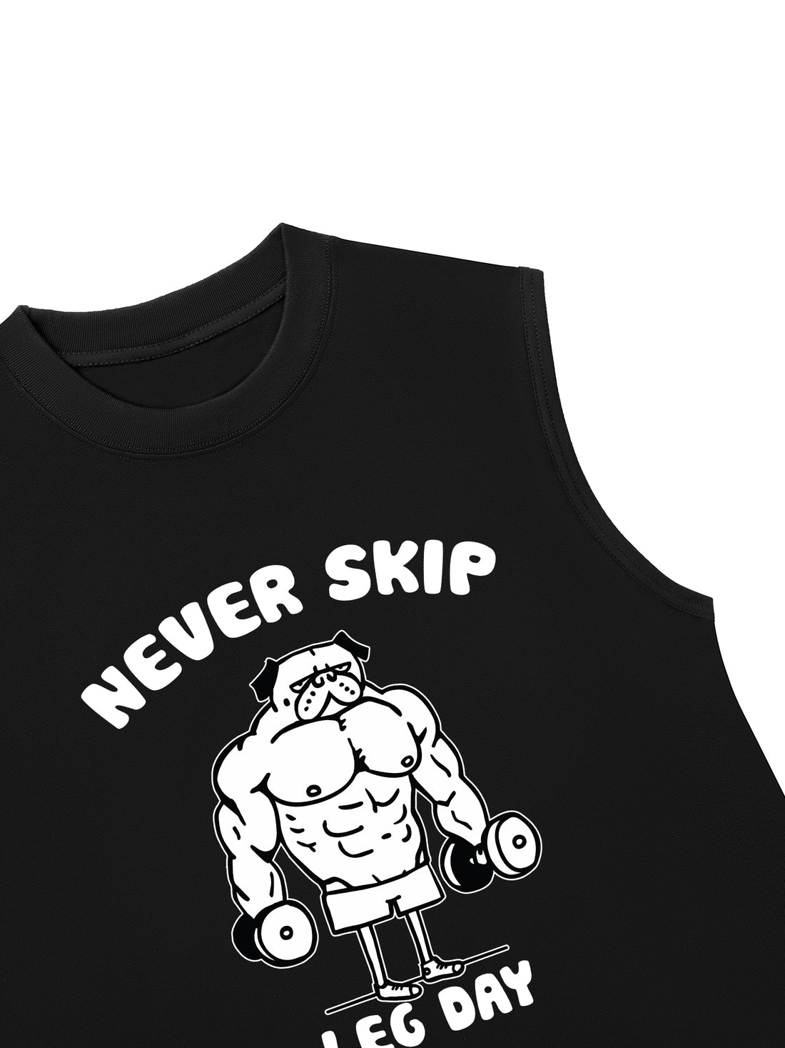 Áo Ba Lỗ Relaxed Fit Never Skip Leg Day