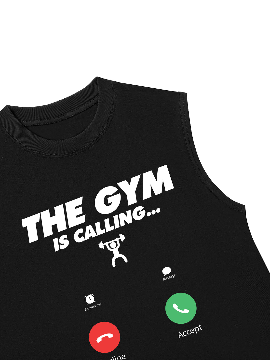 Áo Ba Lỗ Relaxed Fit The Gym Is Calling