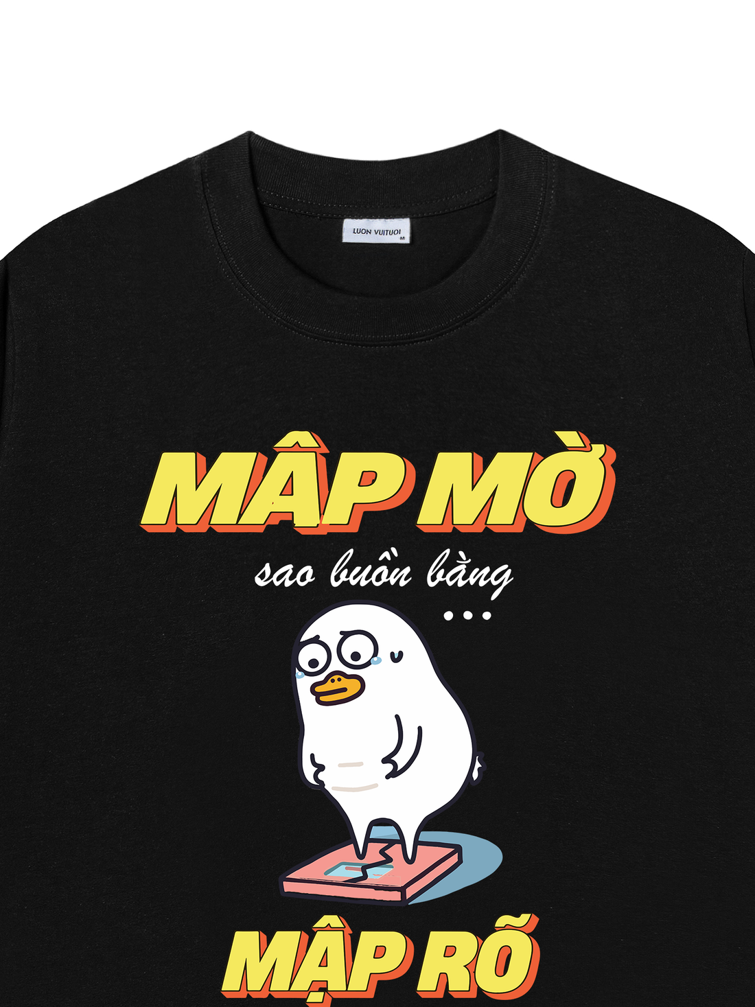 Áo Thun Mập Mờ Sao Buồn Bằng Mập Rõ