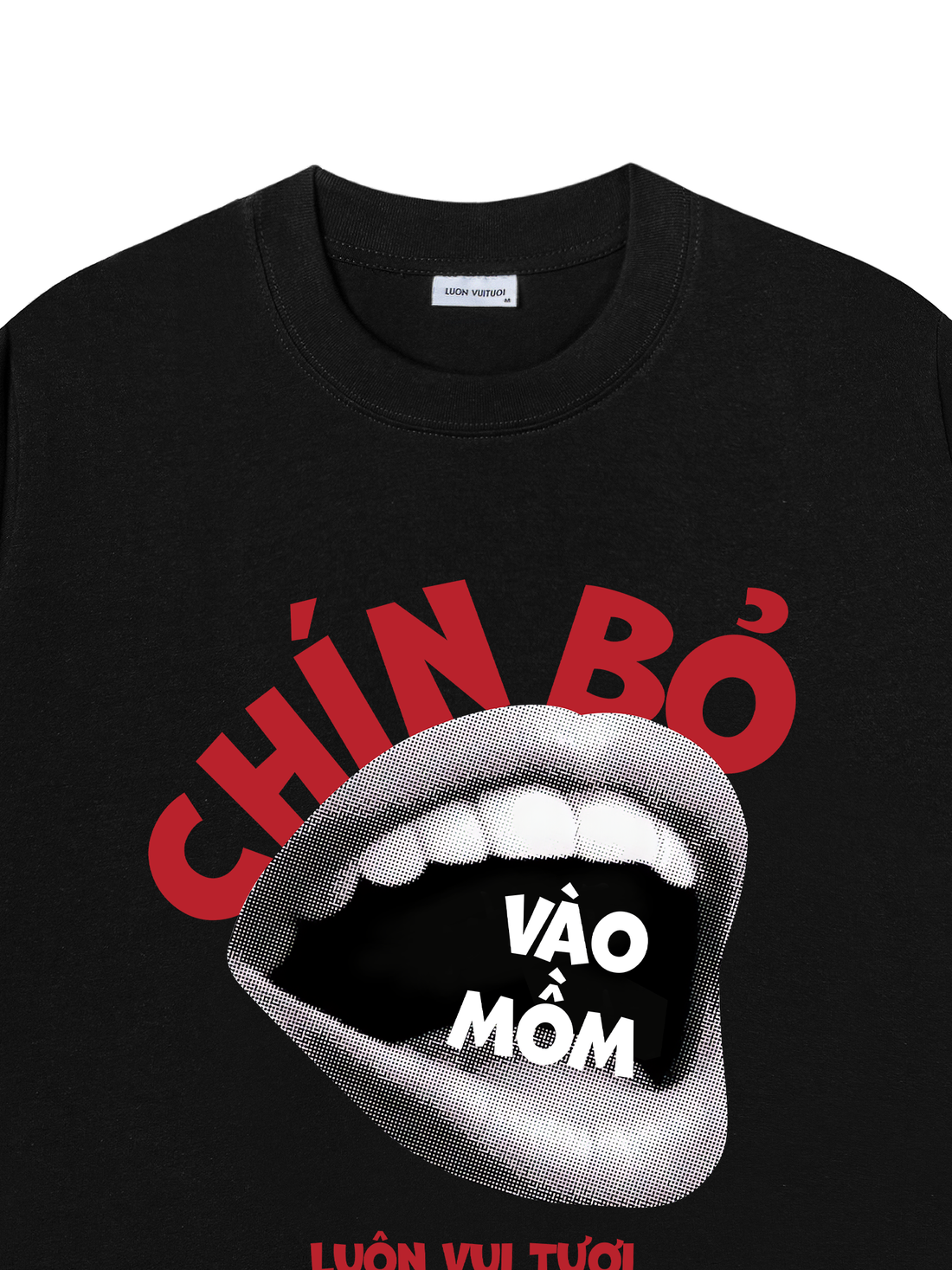 Áo Thun Chín Bỏ Vào Mồm